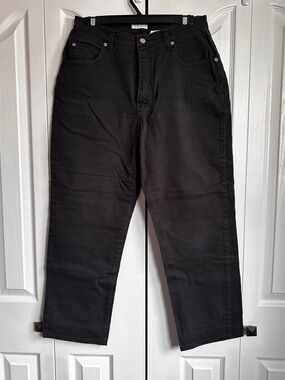 French Dressing FDJ Women's Black Straight-Leg Pants Size 12